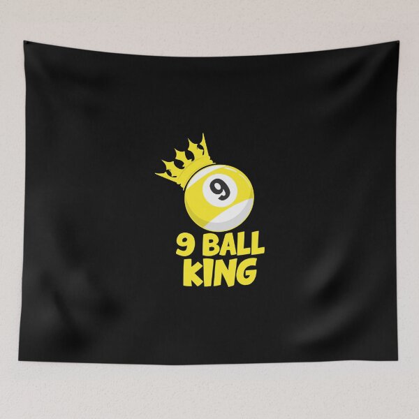 Item preview, 9 Ball King Champion Pool Hall Player Essential T-Shirt designed and sold by janlzmaude.