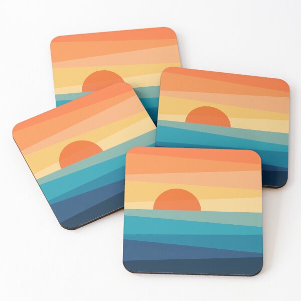 Item preview, Abstract geometric sunrise designed and sold by BattaAnastasia.