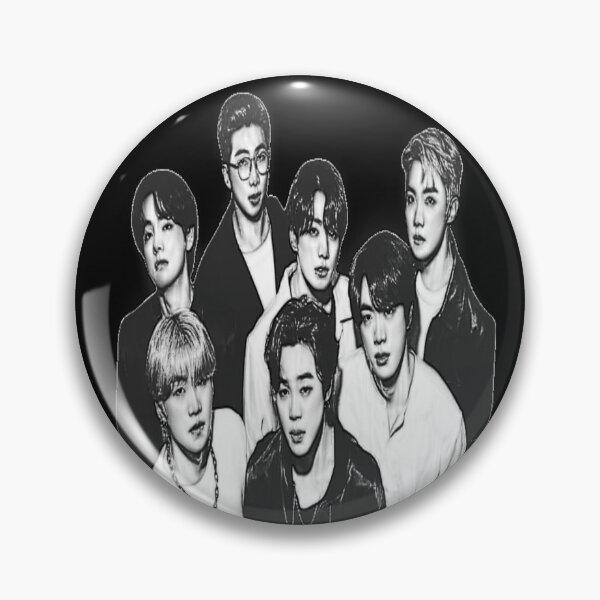 Item preview, BTS THE SEVEN KINGS_WHITE AND BLACK_ designed and sold by Davidwaterson.