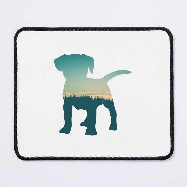 Item preview, Colorful Green Sky Sunset Dog | Cute Puppy designed and sold by BopleDesigns.