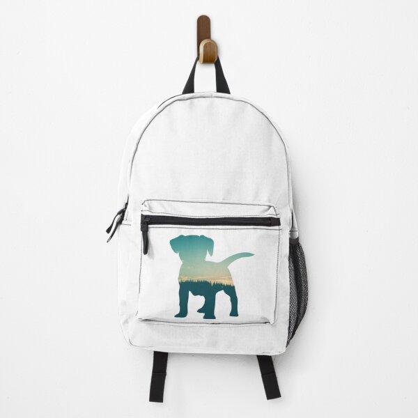 Item preview, Colorful Green Sky Sunset Dog | Cute Puppy designed and sold by BopleDesigns.
