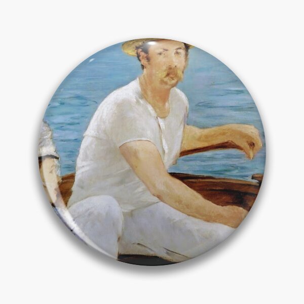 Item preview, "Boating" created in 1874 by French Artist Edouard Manet. designed and sold by bayberrygal.