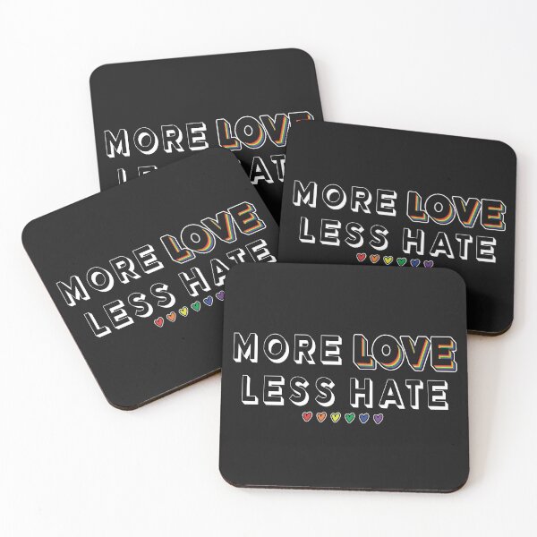 Item preview, More love less hate designed and sold by Factory28.