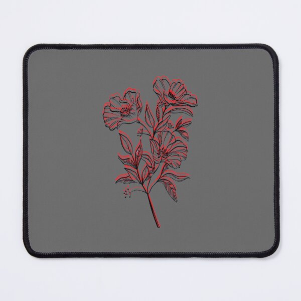Item preview, Flower red and black    designed and sold by M3nswear.