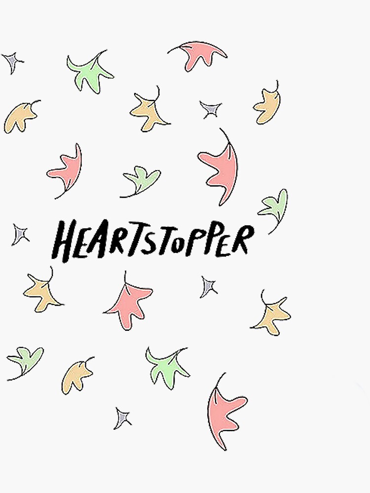 HEARTSTOPPER Wall Clock Heartstopper Gift Leaves Hi Bubble 