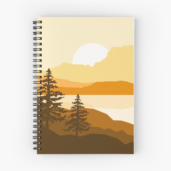 Item preview, Yellow mountain lake sunrise designed and sold by BattaAnastasia.
