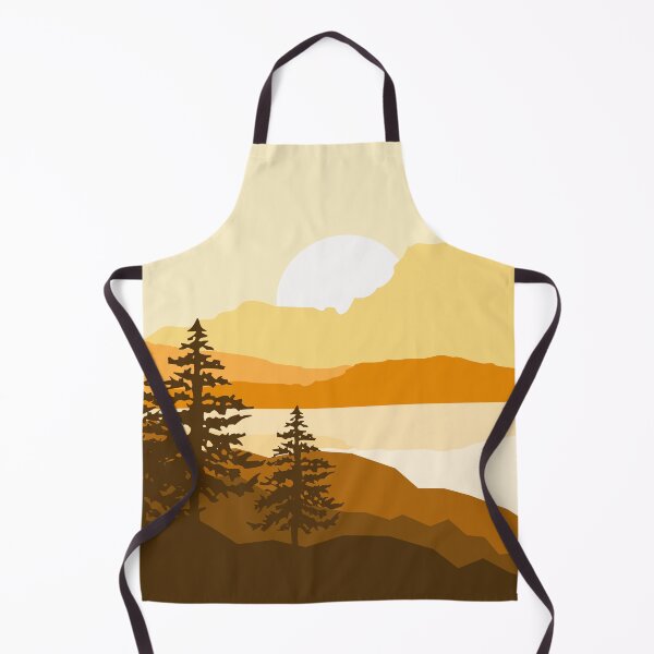Item preview, Yellow mountain lake sunrise designed and sold by BattaAnastasia.