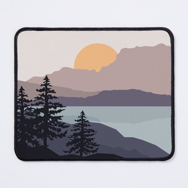 Item preview, Mountain lake sunrise designed and sold by BattaAnastasia.