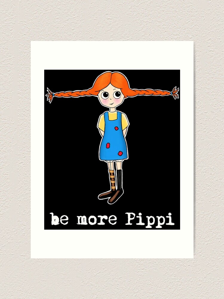 Pippi Langstrump Pippi Longstocking Art Print For Sale By Gartegara Redbubble 