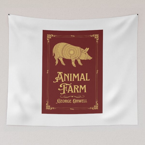 Item preview, Animal Farm Book Cover Design designed and sold by Suyogsonar25.