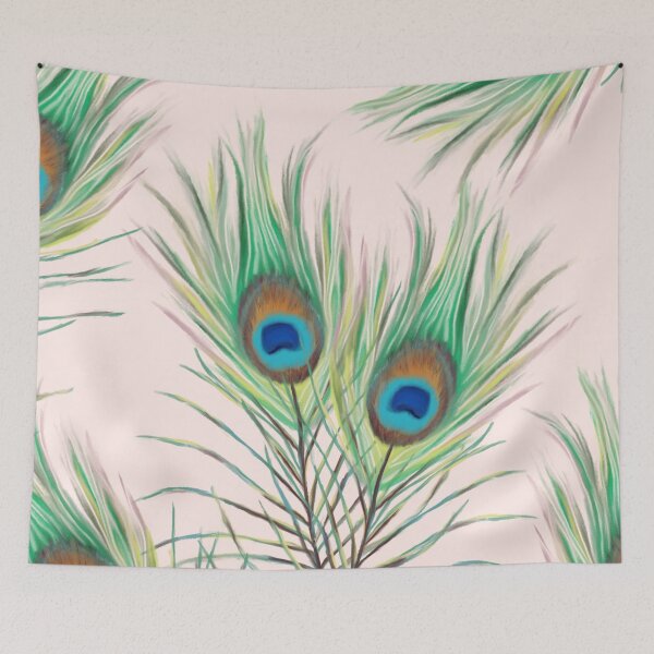 Item preview, Unique Peacock Feathers Pattern designed and sold by oursunnycdays.