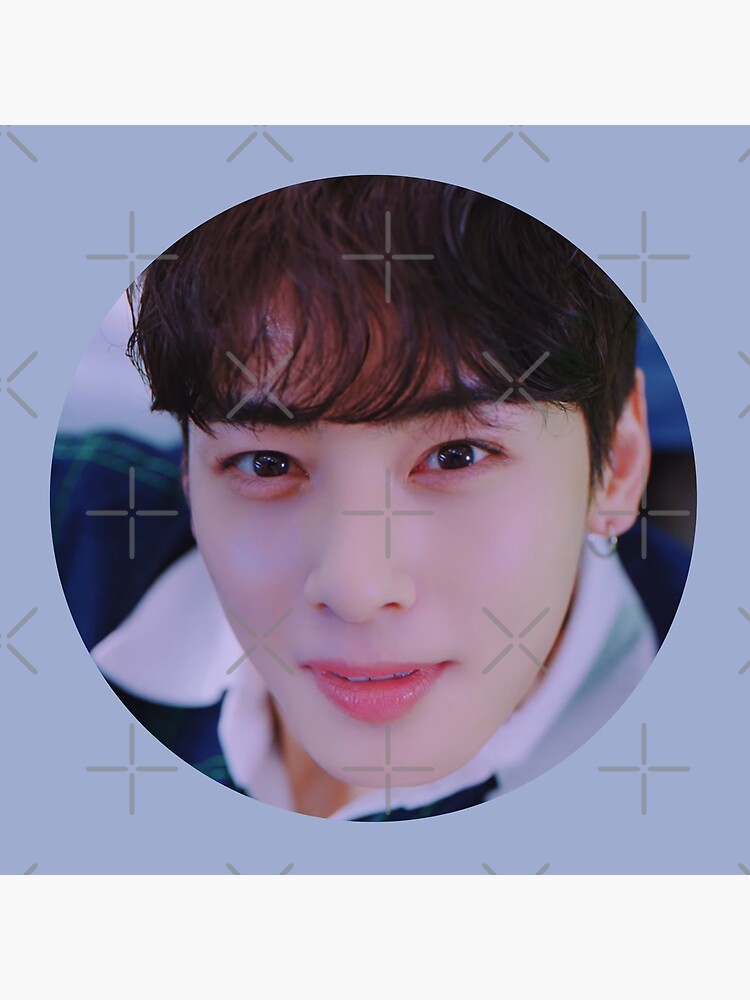 Cha eun woo astro member  Art Board Print for Sale by Divya21