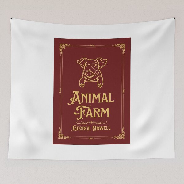 Item preview, Animal Farm Book Cover Design designed and sold by Suyogsonar25.