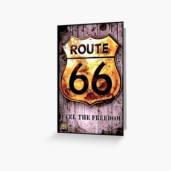 Item preview, ROUTE 66: Vintage Highway Sign Print designed and sold by posterbobs.