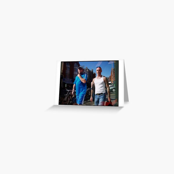 Shopping in Dublin Greeting Card
