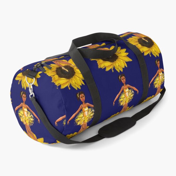 Item preview, Ballet sunflower dance - black ballerina tutu - African American brown skin ballerina dancing designed and sold by Artonmytee.