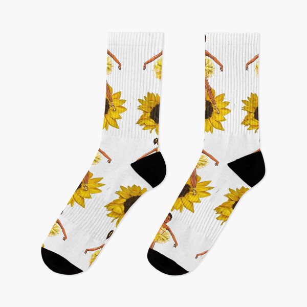 Item preview, Ballet sunflower dance - black ballerina tutu - African American brown skin ballerina dancing designed and sold by Artonmytee.