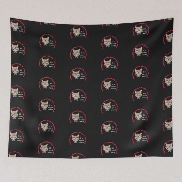 Item preview, Cat at a cruel world designed and sold by Soft Strength Studio.
