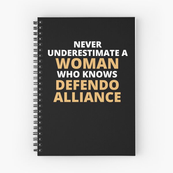 Item preview, Never Underestimate A Woman Who Knows Defendo Alliance designed and sold by clickmostro.