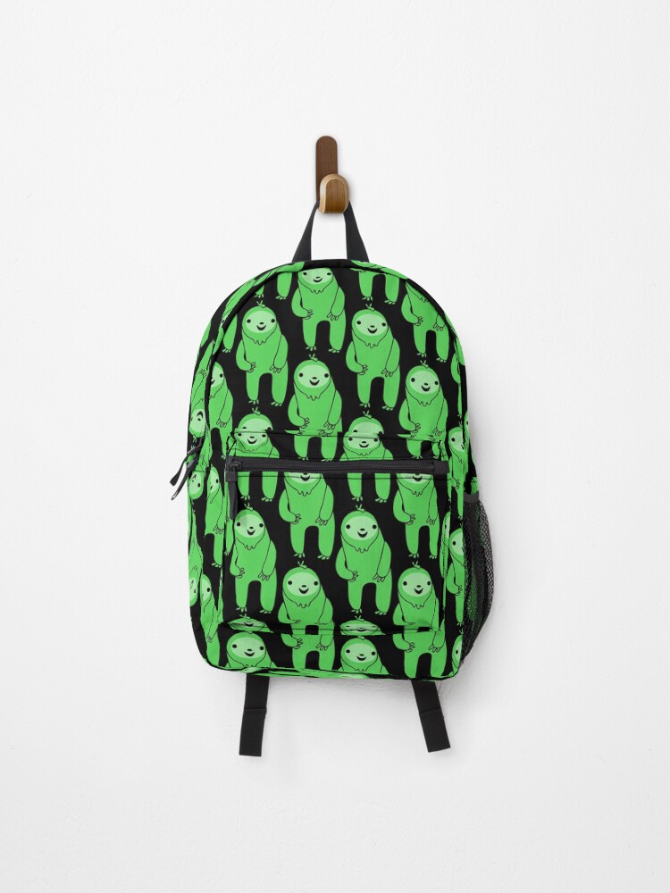 Thumbnail 1 of 3, Backpack, Excited Green Sloth designed and sold by SubtleSplit.