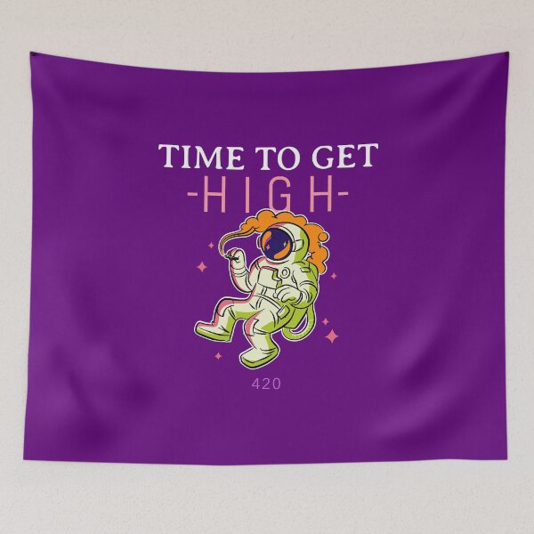 Item preview, time to get high 420, astronaut designed and sold by jimcaza.