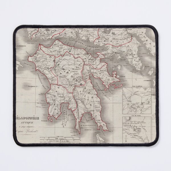 Item preview, Ancient Greek Map of Sparta designed and sold by ClassicalGreece.