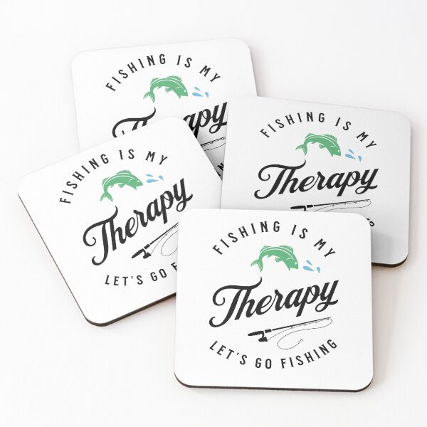 Item preview, Fishing Is My Therapy, Lets Go Fishing designed and sold by SportyDogShop.