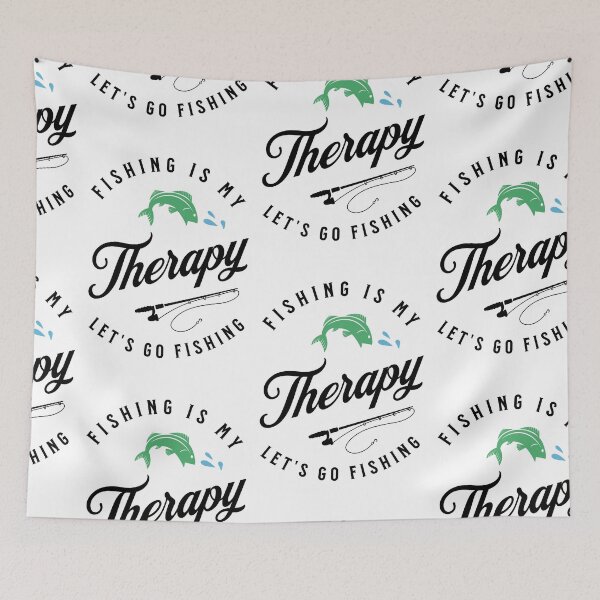 Item preview, Fishing Is My Therapy, Lets Go Fishing designed and sold by SportyDogShop.
