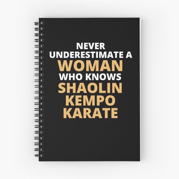 Item preview, Never Underestimate A Woman Who Knows Shaolin Kempo Karate designed and sold by clickmostro.