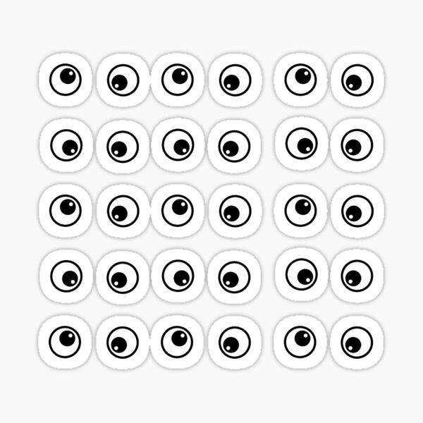 "Googly Eyes Sticker Pack everything everywhere all at once" Sticker