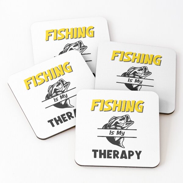 Item preview, Fishing Is My Therapy, Lets Go Fishing designed and sold by SportyDogShop.