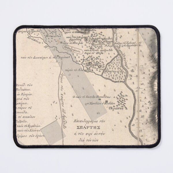 Item preview, Ancient Greece Map of Sparta designed and sold by ClassicalGreece.