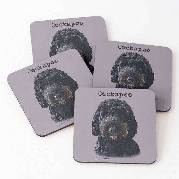 Item preview, Black Cockapoo Dog designed and sold by Happy Dog Doodles.