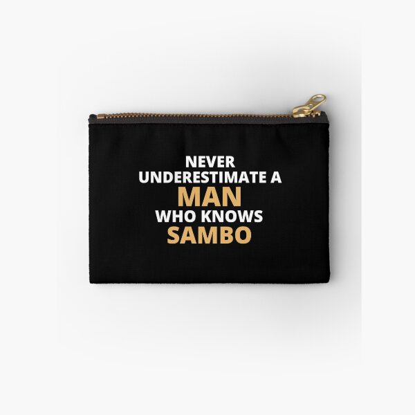 Item preview, Never Underestimate A Woman Who Knows Sambo designed and sold by clickmostro.