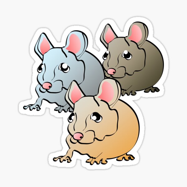 Mouse Meeting Sticker