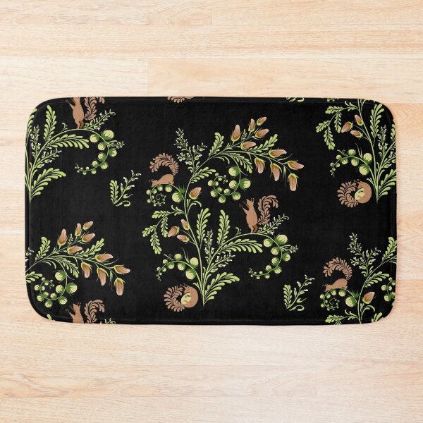 Item preview, Magic Squirrels - Funny Floral Vintage Ukrainian Vyshyvanka designed and sold by r-silver.
