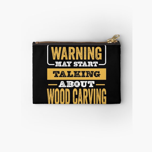 Item preview, Warning May Start Talking About Wood carving,Funny Wood carving lovers Birthday Christmas Gift designed and sold by xlnv.
