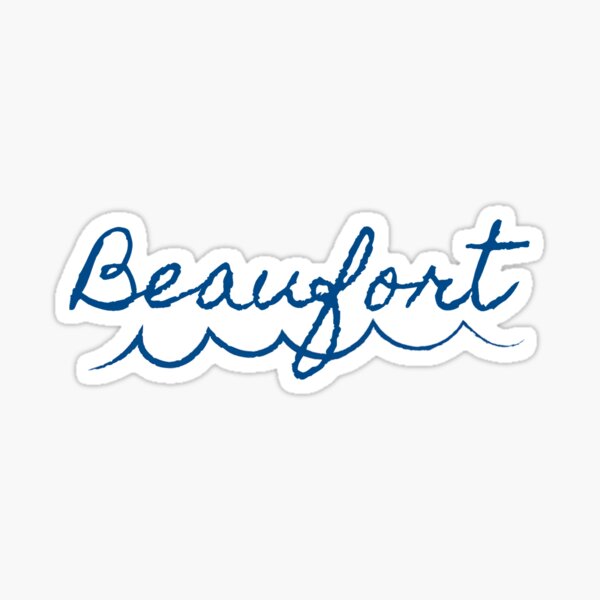 Item preview, Beaufort SC or NC Wave Sticker Mug etc. designed and sold by katztz.