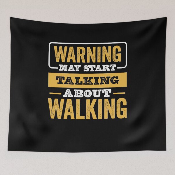 Item preview, Warning May Start Talking About Walking,Funny Walking lovers Birthday Christmas Gift designed and sold by xlnv.