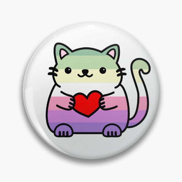 Artikelvorschau, Genderfae Pride Flag Kitty entworfen und verkauft von ilexdesigns.