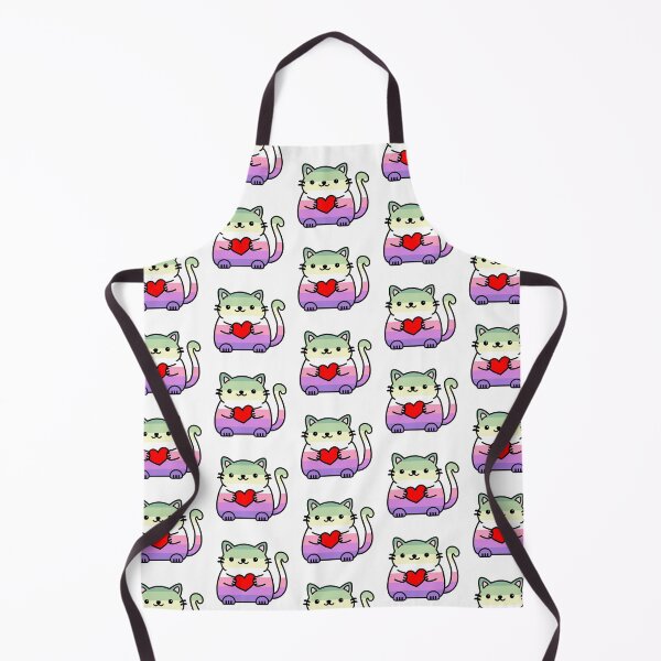 Item preview, Genderfae Pride Flag Kitty designed and sold by ilexdesigns.