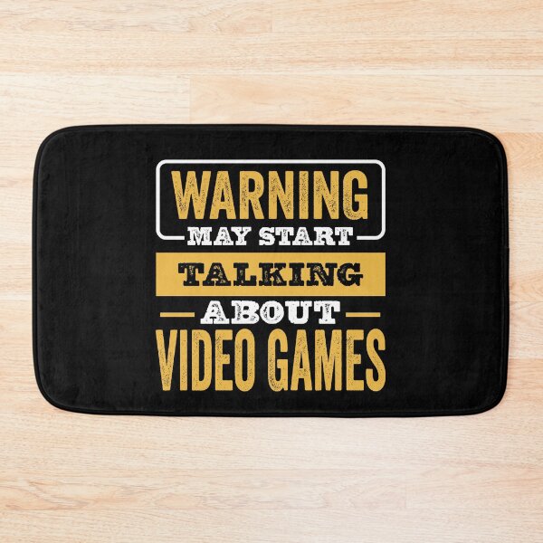 Item preview, Warning May Start Talking About Video Games,Funny Video Games lovers Birthday Christmas Gift designed and sold by xlnv.