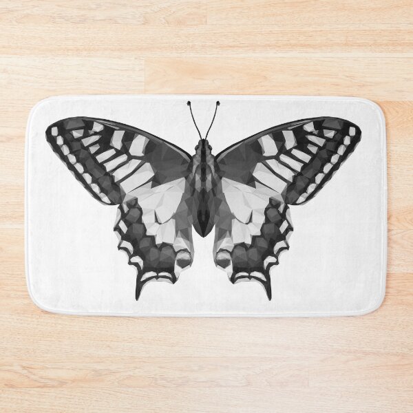 Item preview, Swallowtail Butterfly Papilio Machaon Lowpoly Grayscale designed and sold by xP42.
