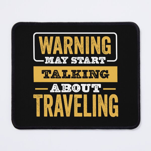 Item preview, Warning May Start Talking About Traveling,Funny Traveling lovers Birthday Christmas Gift designed and sold by xlnv.