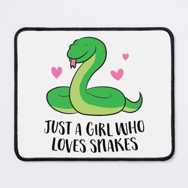 Item preview, Just a Girl Who Loves Snakes designed and sold by xmjajd.