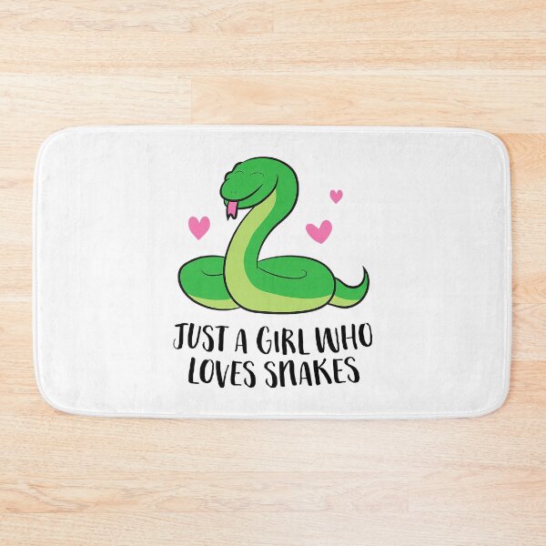 Item preview, Just a Girl Who Loves Snakes designed and sold by xmjajd.