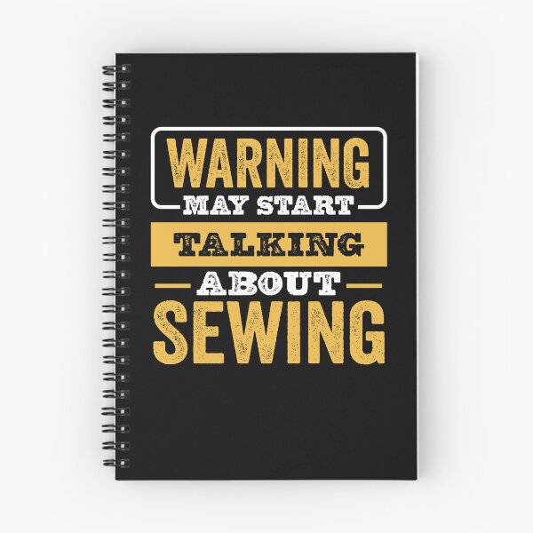 Item preview, Warning May Start Talking About Sewing,Funny Sewing lovers Birthday Christmas Gift designed and sold by xlnv.