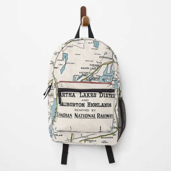 Item preview, Vintage Map of Kawartha Lakes District and Haliburton Highlands designed and sold by Gin  Neko.