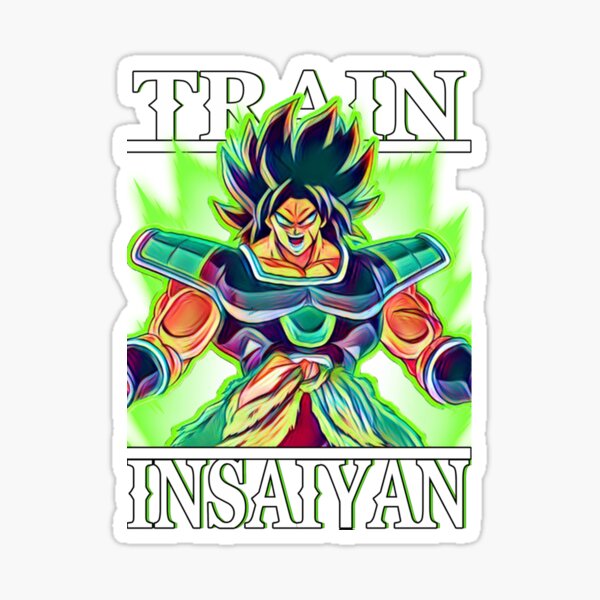 Train Insaiyan Super Saiyan Future Trunks saiyan armor Sticker