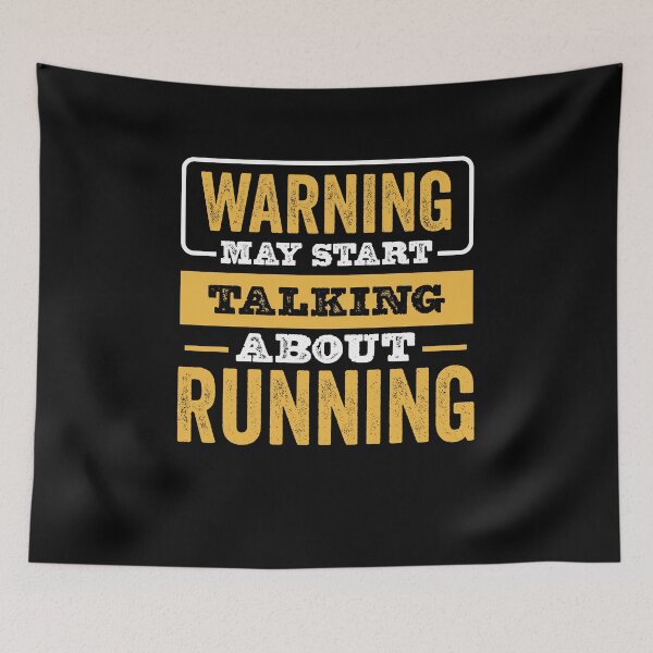 Item preview, Warning May Start Talking About Running,Funny Running lovers Birthday Christmas Gift designed and sold by xlnv.